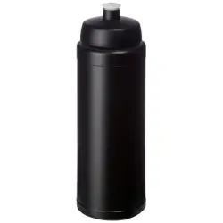 Bidon Baseline® Plus o pojemności 750 ml ze sportowym wieczkiem i uchwytem kolor czarny