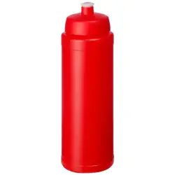 Bidon Baseline® Plus o pojemności 750 ml ze sportowym wieczkiem i uchwytem kolor czerwony