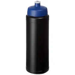 Bidon Baseline® Plus o pojemności 750 ml z wieczkiem sportowym kolor czarny i niebieski