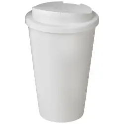 Americano® 350 ml tumbler with spill-proof lid - kolor biały