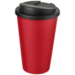 Americano® 350 ml tumbler with spill-proof lid - kolor czerwony