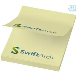 Karteczki samoprzylepne Sticky-Mate® 50x75 kolor jasnożółty
