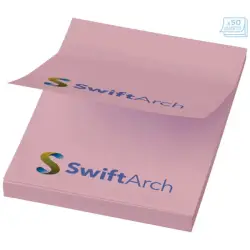 Karteczki samoprzylepne Sticky-Mate® 50x75 - kolor różowy