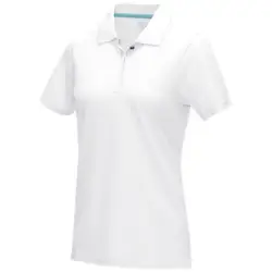 Damska organiczna koszulka polo Graphite z certyfikatem GOTS kolor biały / L