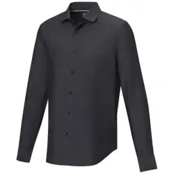 Cuprite męska organiczna koszulka z długim rękawem z certyfikatem GOTS kolor czarny / XXL