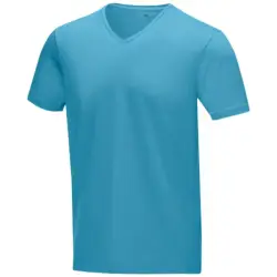 Męski T-shirt organiczny Kawartha z krótkim rękawem kolor niebieski / S