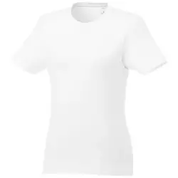 T-shirt damski z krótkim rękawem Heros kolor biały / 4XL