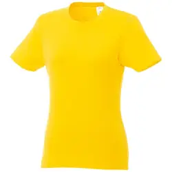T-shirt damski z krótkim rękawem Heros kolor żółty / XL