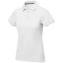 Damska koszulka polo Calgary - rozmiar  L - kolor biały