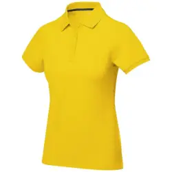 Damska koszulka polo Calgary - rozmiar  S - kolor żółty