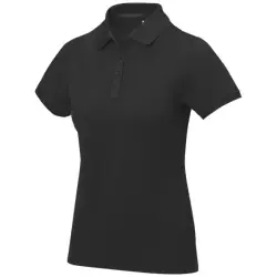 Damska koszulka polo Calgary - rozmiar  L - kolor czarny