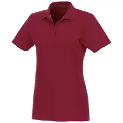 Helios - koszulka damska polo z krótkim rękawem kolor czerwony / S