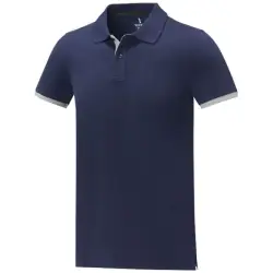 Męska koszulka polo duotone Morgan z krótkim rękawem kolor niebieski / 3XL