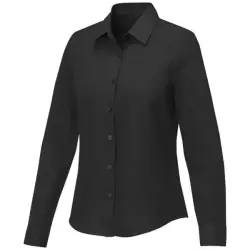 Pollux koszula damska z długim rękawem kolor czarny / XS