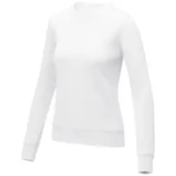 Zenon damska bluza z okrągłym dekoltem kolor biały / L