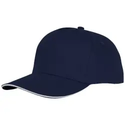 5-panelowa czapka CETO kolor niebieski