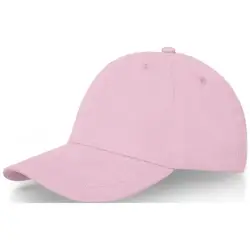 6-panelowa czapka Davis kolor różowy