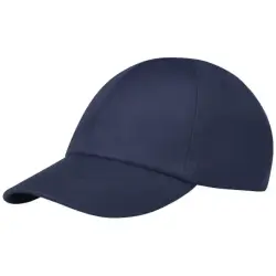 Cerus 6-panelowa luźna czapka z daszkiem kolor niebieski