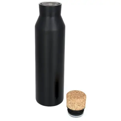 Butelka Norse z izolacją próżniowo miedzianą zamykana korkiem - kolor czarny