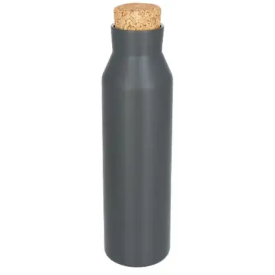 Butelka Norse z izolacją próżniowo miedzianą zamykana korkiem - kolor szary