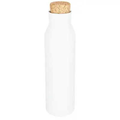 Butelka Norse z izolacją próżniowo miedzianą zamykana korkiem - kolor biały