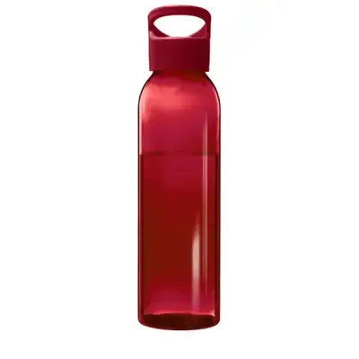 Sky butelka na wodę o pojemności 650 ml z tworzyw sztucznych pochodzących z recyklingu kolor czerwony