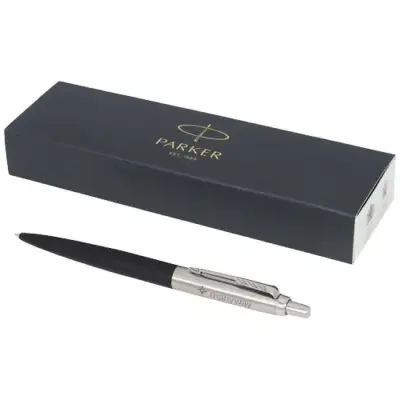 Matowy długopis Jotter XL z chromowanym wykończeniem - kolor czarny