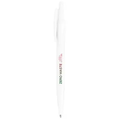 Alessio długopis z plastiku PET z recyclingu - kolor biały