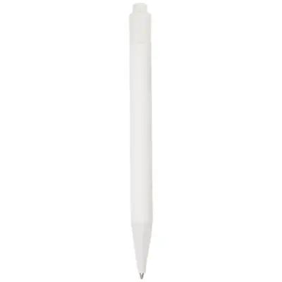 Długopis Terra z plastiku z kukurydzy - kolor biały