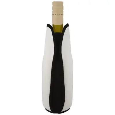 Uchwyt na wino z neoprenu pochodzącego z recyklingu Noun - kolor biały