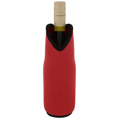 Uchwyt na wino z neoprenu pochodzącego z recyklingu Noun - kolor czerwony