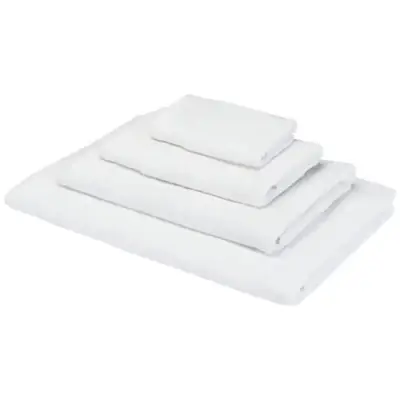 Ellie bawełniany ręcznik kąpielowy o gramaturze 550 g/m² i wymiarach 70 x 140 cm - biały