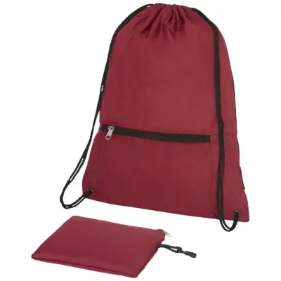 Składany plecak Hoss ściągany sznurkiem - kolor czerwony