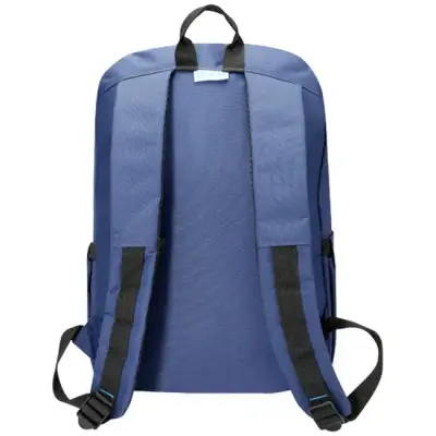 Repreve® Ocean Commuter plecak na laptopa 15 cali o pojemności 16 l z tworzyw sztucznego PET z recyklingu z certyfikatem GRS - niebieski