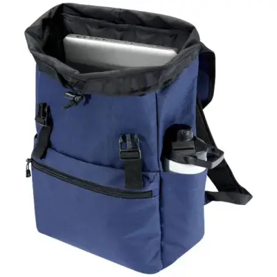 Repreve® Ocean plecak na 15-calowego laptopa o pojemności 16 l z plastiku PET z recyklingu z certyfikatem GRS - niebieski