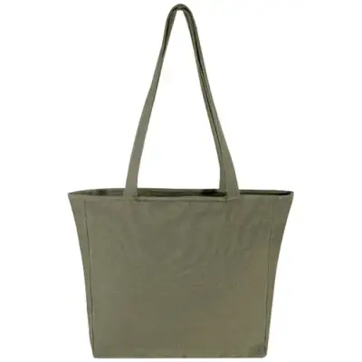 Weekender torba na zakupy z materiału z recyklingu o gramaturze 500 g/m² kolor zielony
