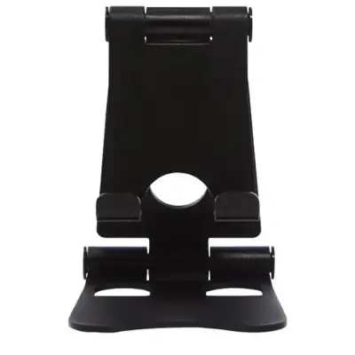 Składany stojak na telefon Rise - kolor czarny