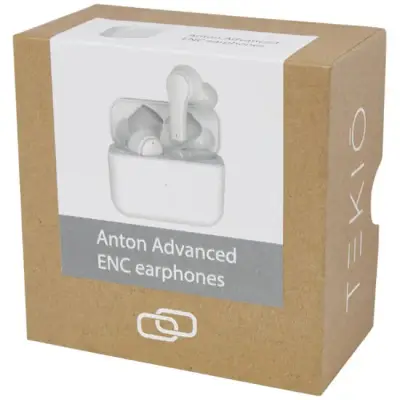 Anton Advanced słuchawki douszne z technologią ENC - biały