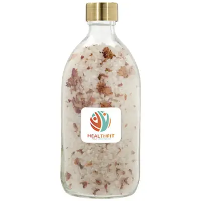 Wellmark Just Relax sól do kąpieli o różanym zapachu i pojemności 500 ml kolor biały