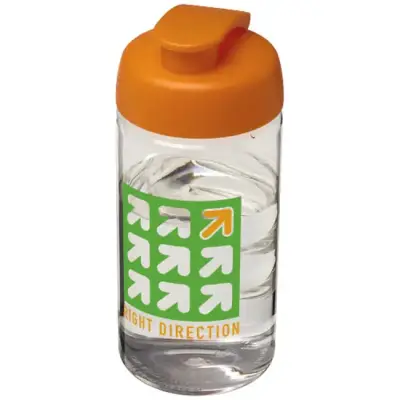 Bidon H2O Bop® o pojemności 500 ml z wieczkiem zaciskowym - kolor przezroczysty