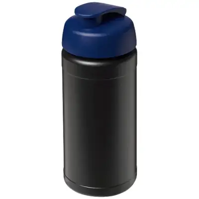Bidon Baseline® Plus o pojemności 500 ml z wieczkiem zaciskowym - kolor czarny