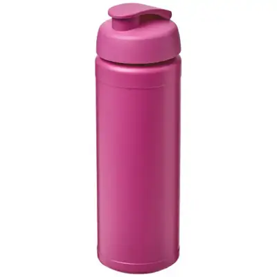 Bidon Baseline® Plus o pojemności 750 ml z wieczkiem zaciskowym i uchwytem - kolor różowy