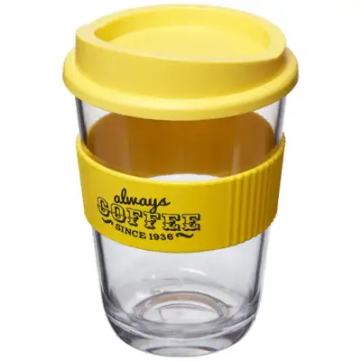 Kubek z serii Americano® Cortado o pojemności 300 ml z uchwytem - kolor żółty
