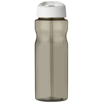 Bidon H2O Eco o pojemności 650 ml z wieczkiem z dzióbkiem kolor ciemnografitowy i biały