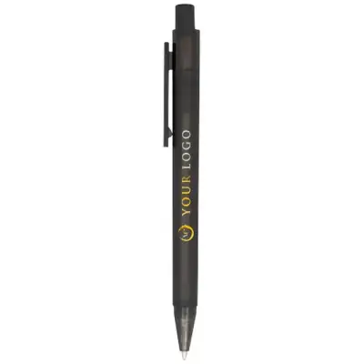 Długopis szroniony Calypso - kolor czarny