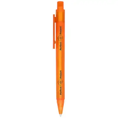 Długopis szroniony Calypso - kolor pomarańczowy