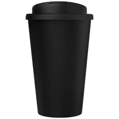 Americano® Recycled 350 ml spill-proof tumbler - kolor czarny