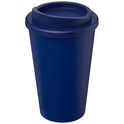Kubek Americano Eco z recyklingu o pojemności 350 ml kolor niebieski