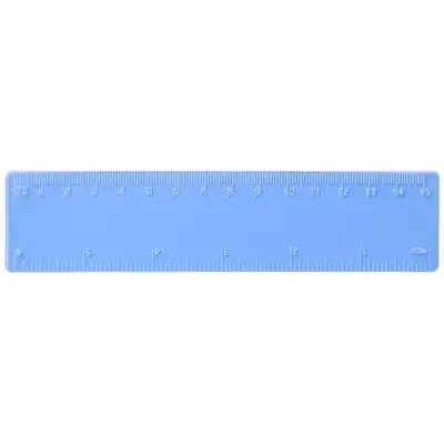 Linijka Rothko PP o długości 15 cm - kolor niebieski