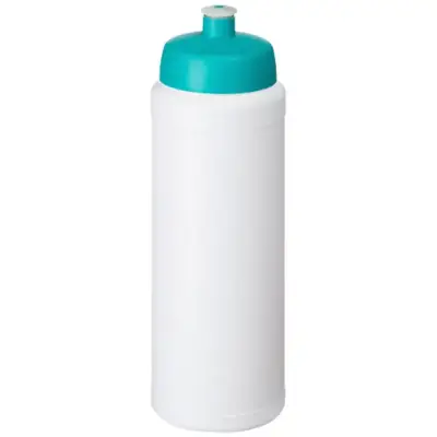 Bidon Baseline® Plus o pojemności 750 ml z wieczkiem sportowym kolor biały i morski
